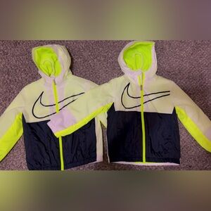 Nike Bright Yellow Fleece Jacket